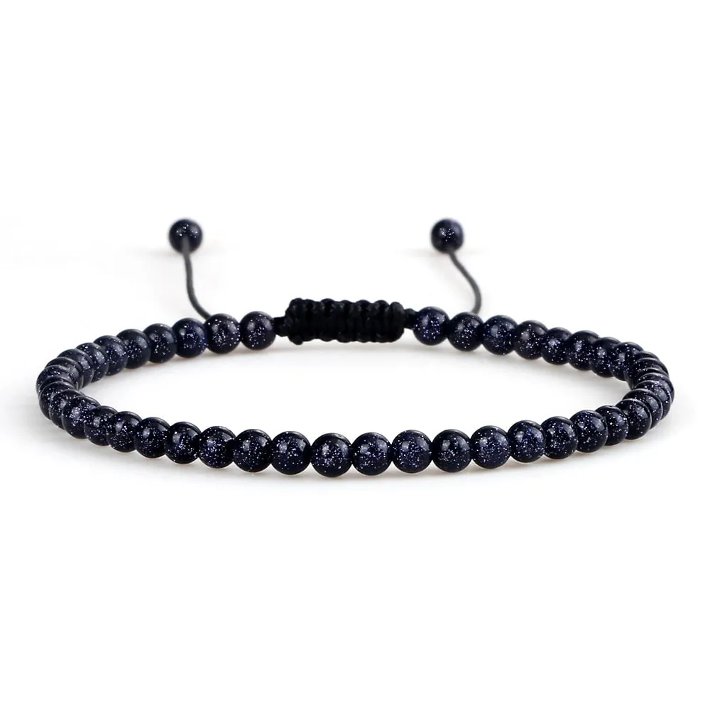 Chakra Beads Bracelet Mini Natural Stone Lava
