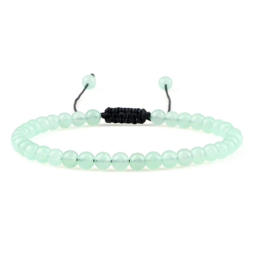 Chakra Beads Bracelet Mini Natural Stone Lava