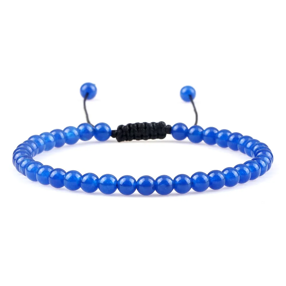 Chakra Beads Bracelet Mini Natural Stone Lava