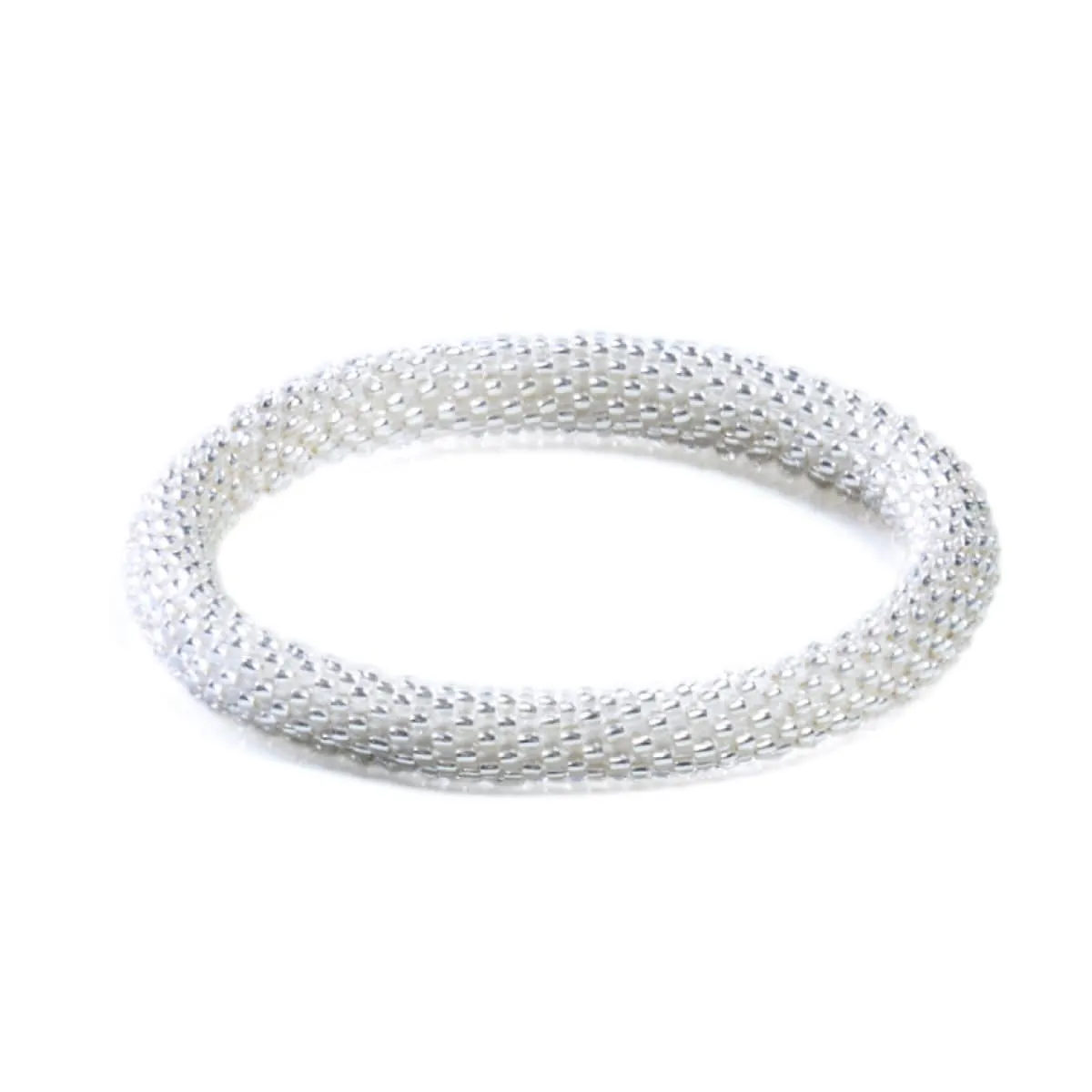 Chantilly Lace | Himalayan Glass Bead Bracelet