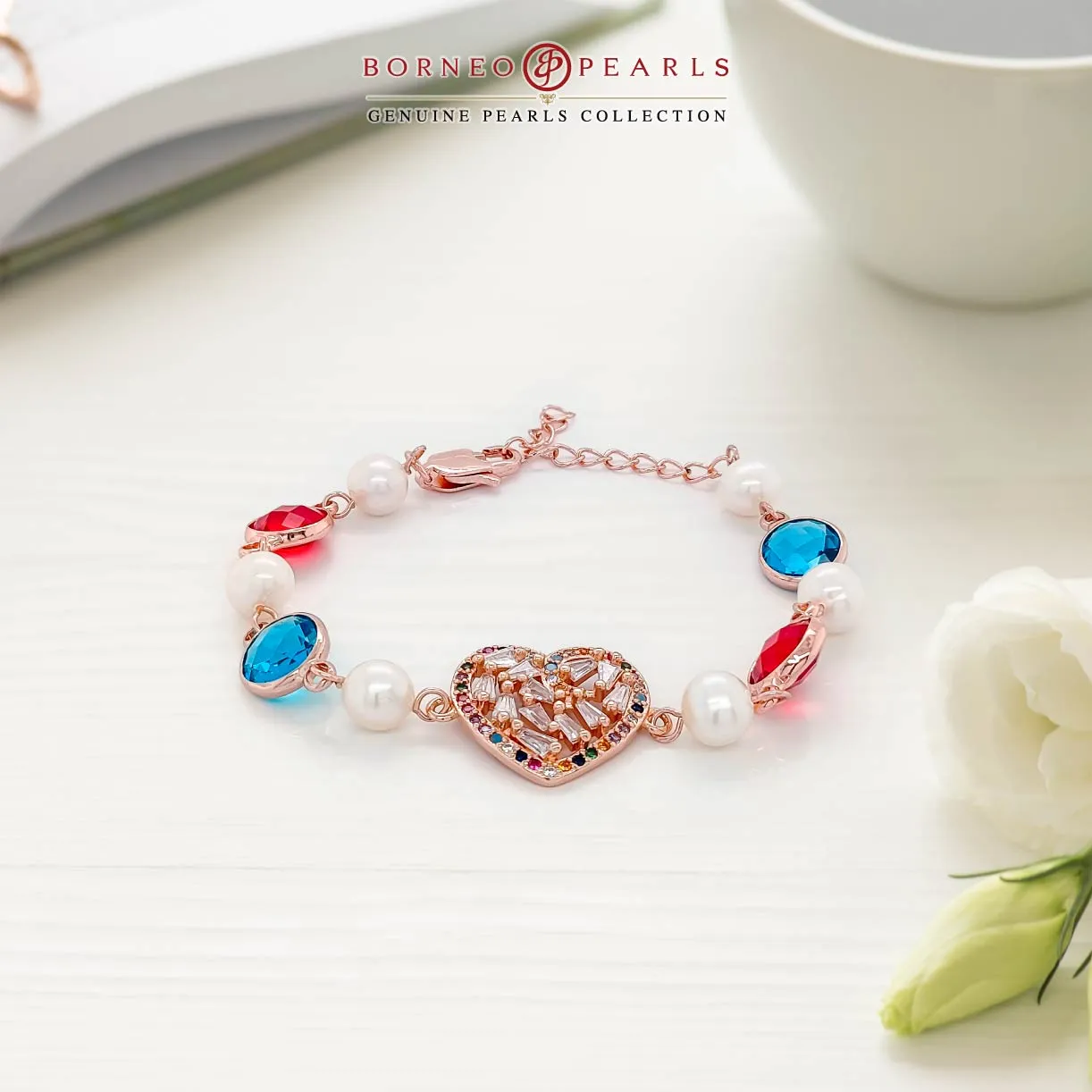 Charm Pearl Bracelet