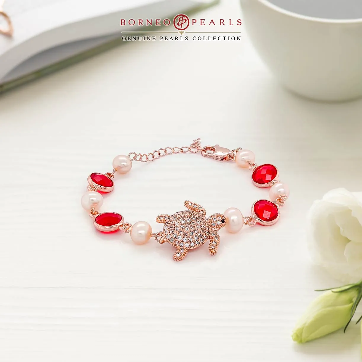 Charm Pearl Bracelet