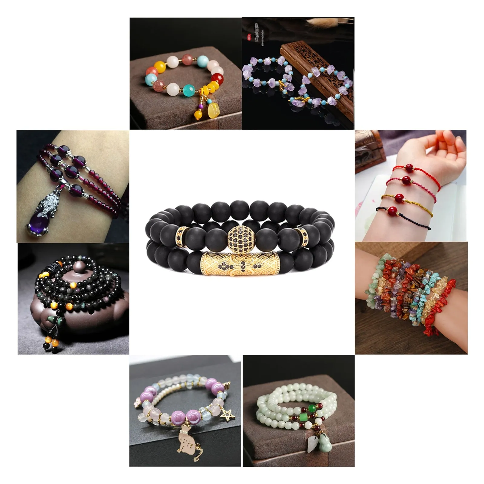 Charm Round Loose Beads for Jewelry Making
