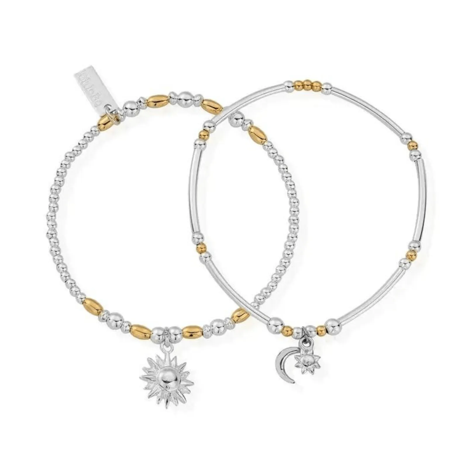 ChloBo Dusk To Dawn Bracelet Set - Gold & Silver
