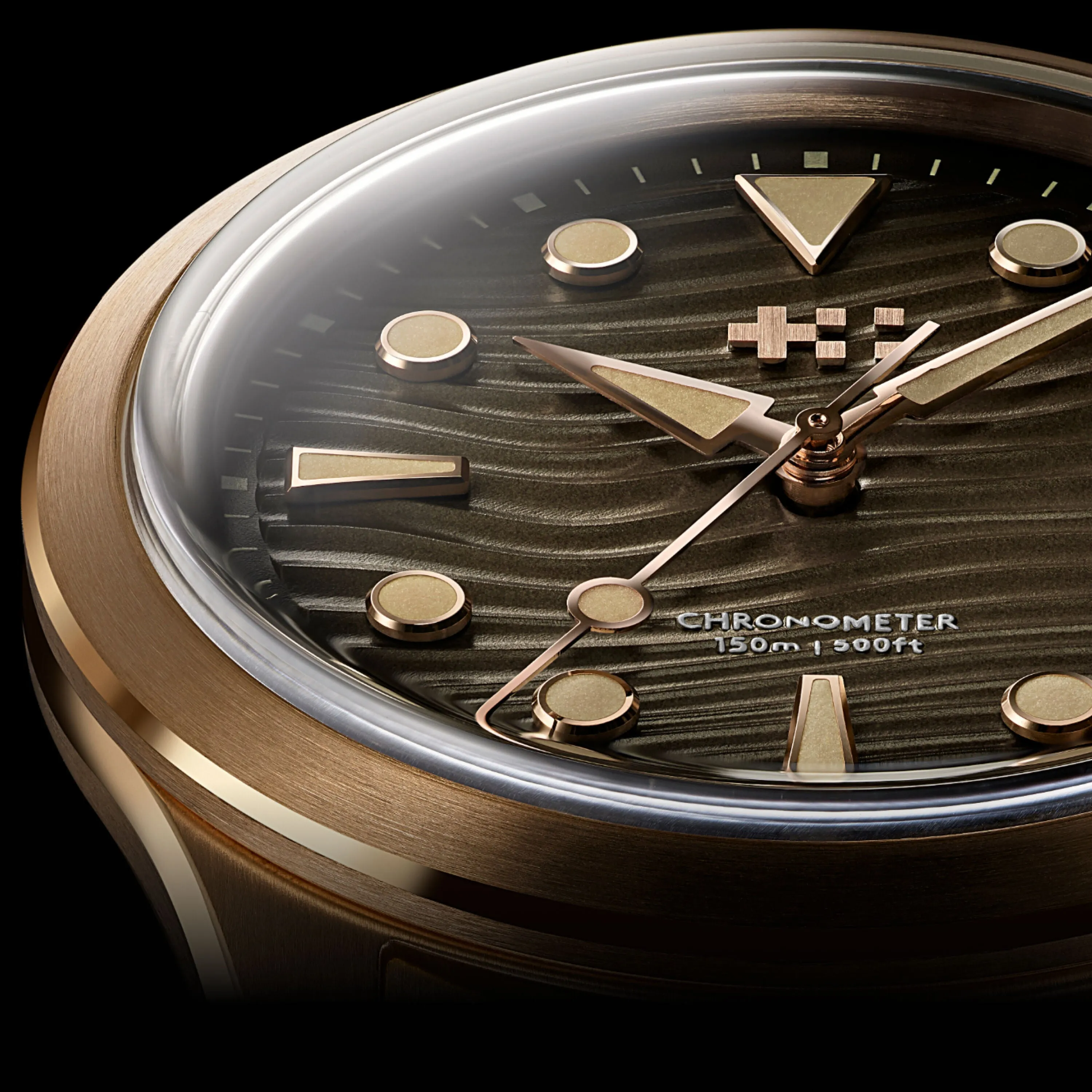 Christopher Ward C65 Dune Automatic Bronze - Camel canvas webbing