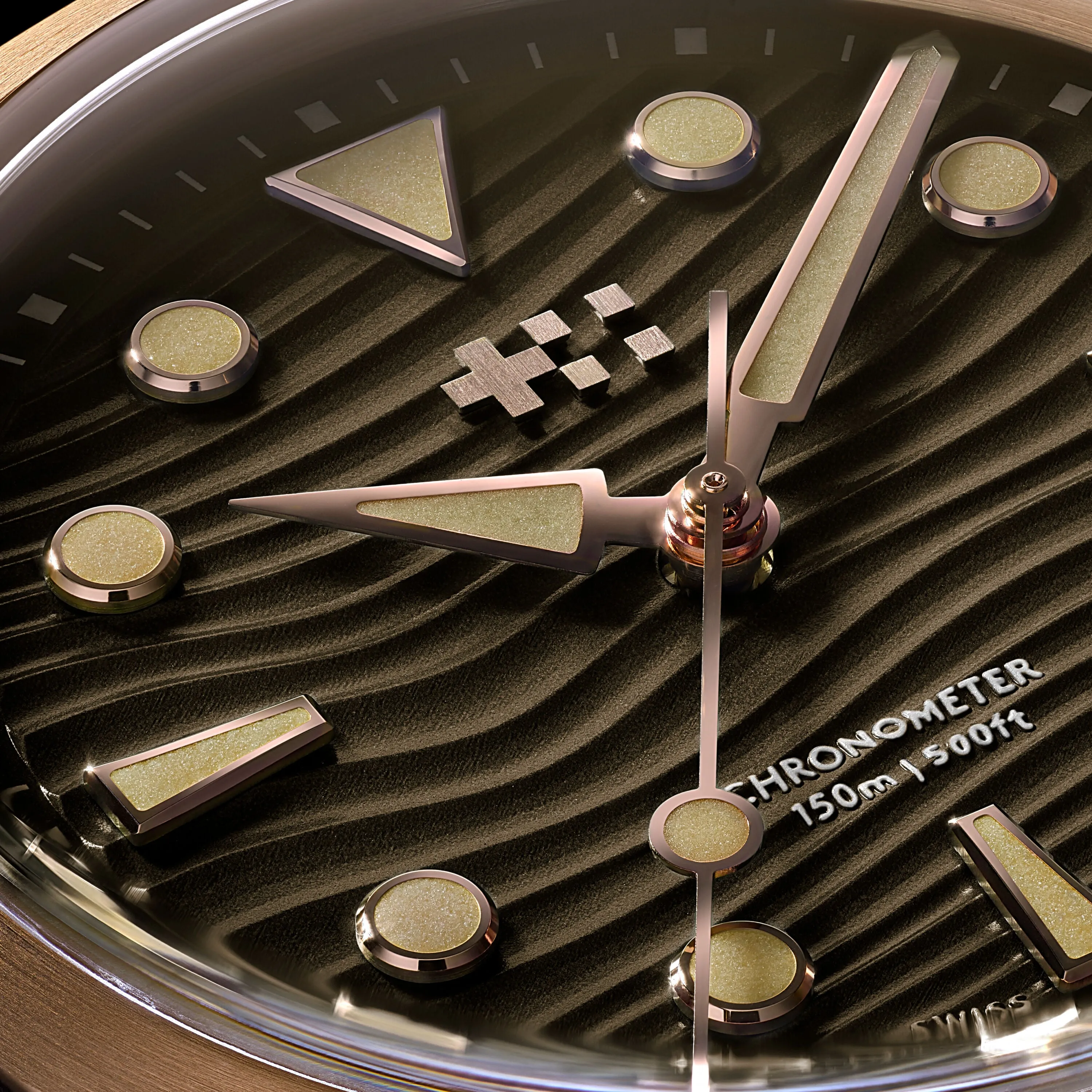 Christopher Ward C65 Dune Automatic Bronze - Camel canvas webbing