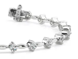 Classic Diamond Link Lab-Grown Diamond Bracelet with 3.99 ct.(finished) 3.8mm