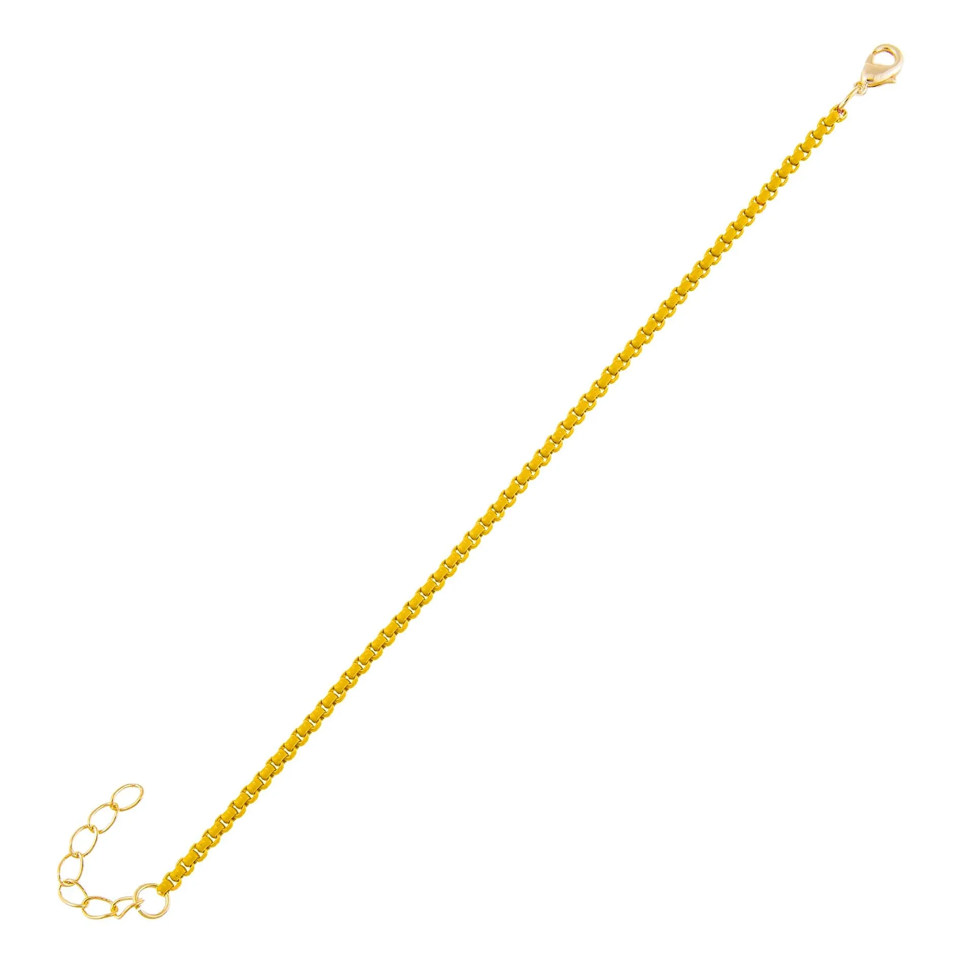 Colored Enamel Rope Chain Bracelet