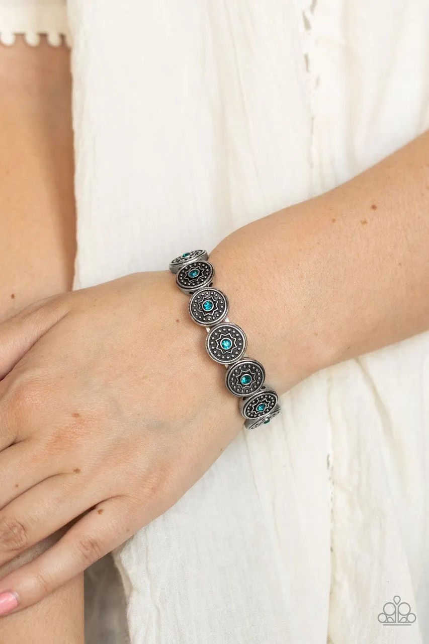 Colorfully Celestial Blue Paparazzi Bracelet