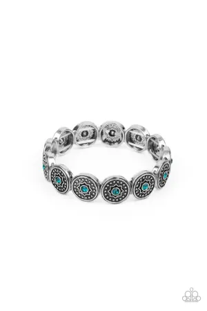 Colorfully Celestial Blue Paparazzi Bracelet