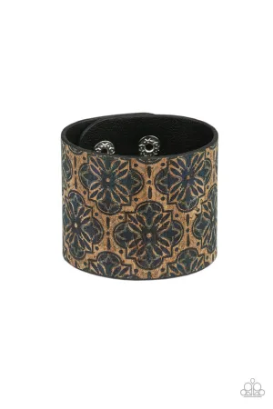 Cork Culture Blue Paparazzi Bracelet