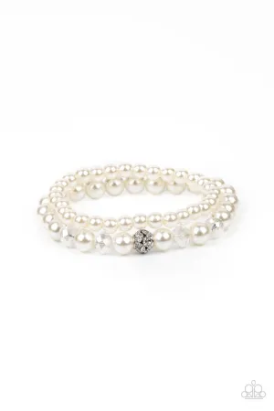 Cotton Candy Dreams White Paparazzi Bracelet