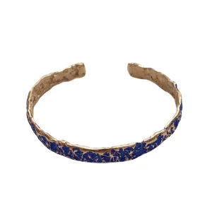 Crackle Texture Coloured Bangle