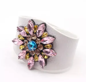 Dahlia Bracelet (White)