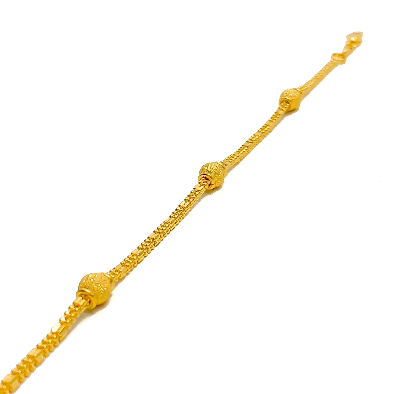 Dainty Lush 22K Gold Bracelet