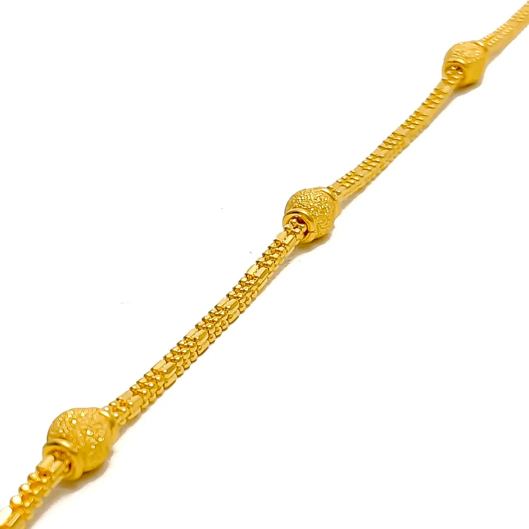 Dainty Lush 22K Gold Bracelet