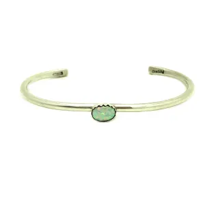 Dainty White Opal Bracelet