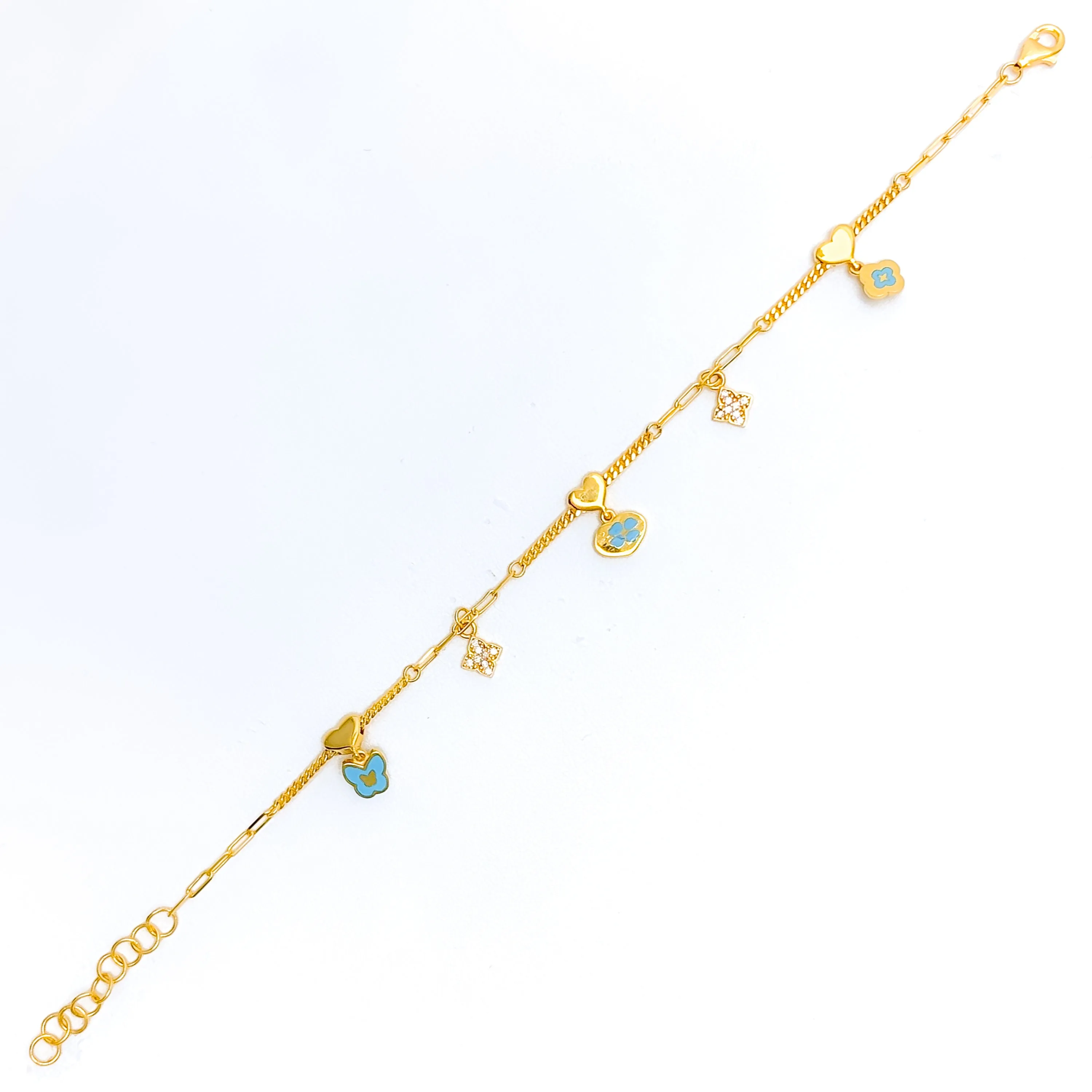 Dazzling Distinct 21k Gold Bracelet