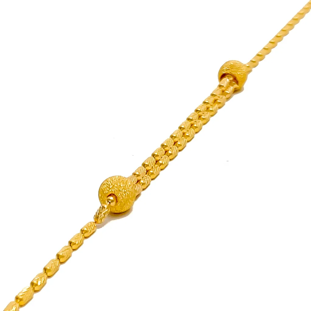 Delightful Attractive 22K Gold Bracelet
