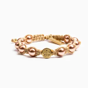 Divine Blessings Crystal Pearl Bracelet