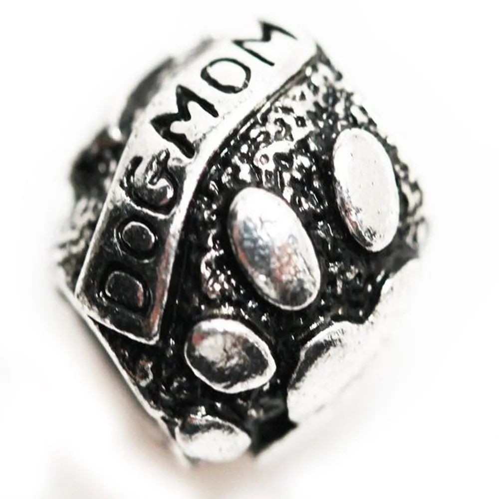 Dog Mom Bead Compatible for Most European Snake Chain Bracelet for European Style Bracelet