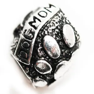 Dog Mom Bead Compatible for Most European Snake Chain Bracelet for European Style Bracelet