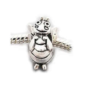 Dreaming Bee Charm European Bead Compatible for Most European Snake Chain Bracelet