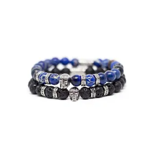 Duo de bracelets silver crown
