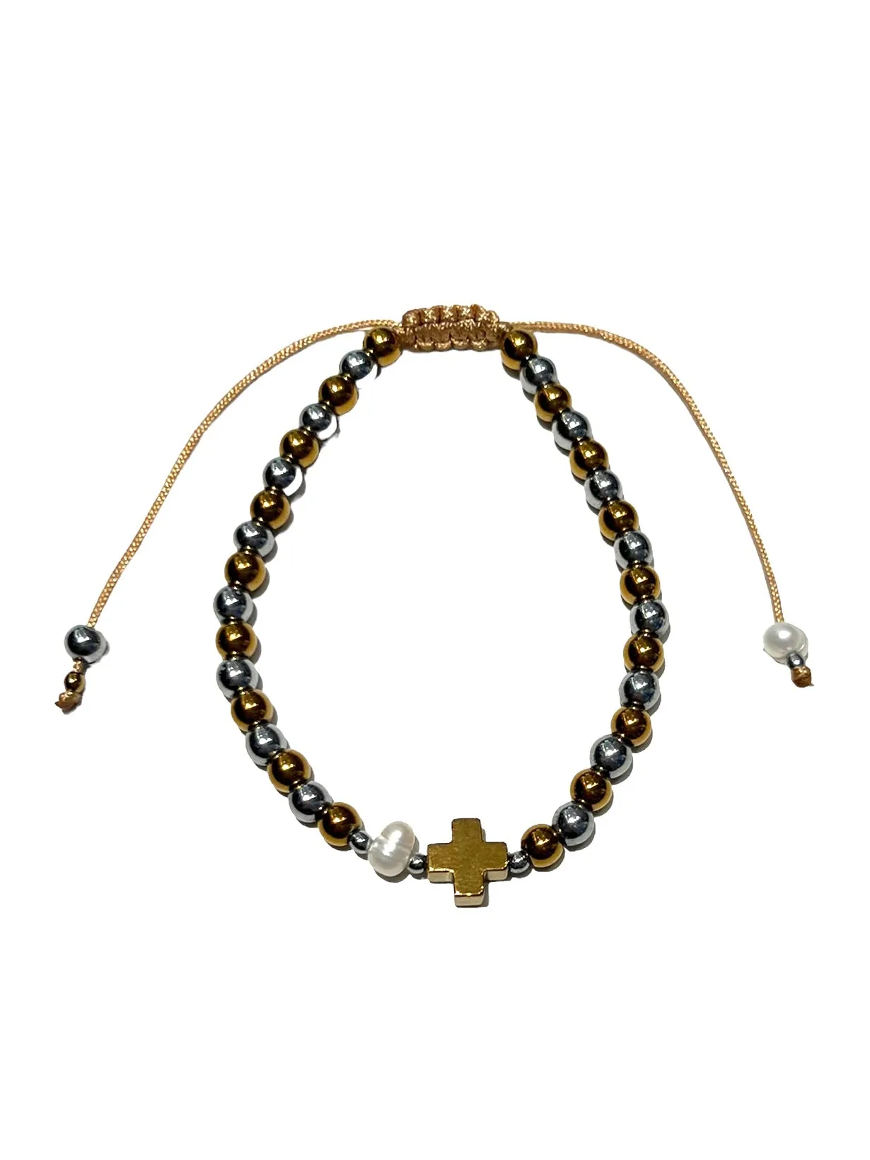 E-HC DESIGNS- Hematite Adjustable Bracelet