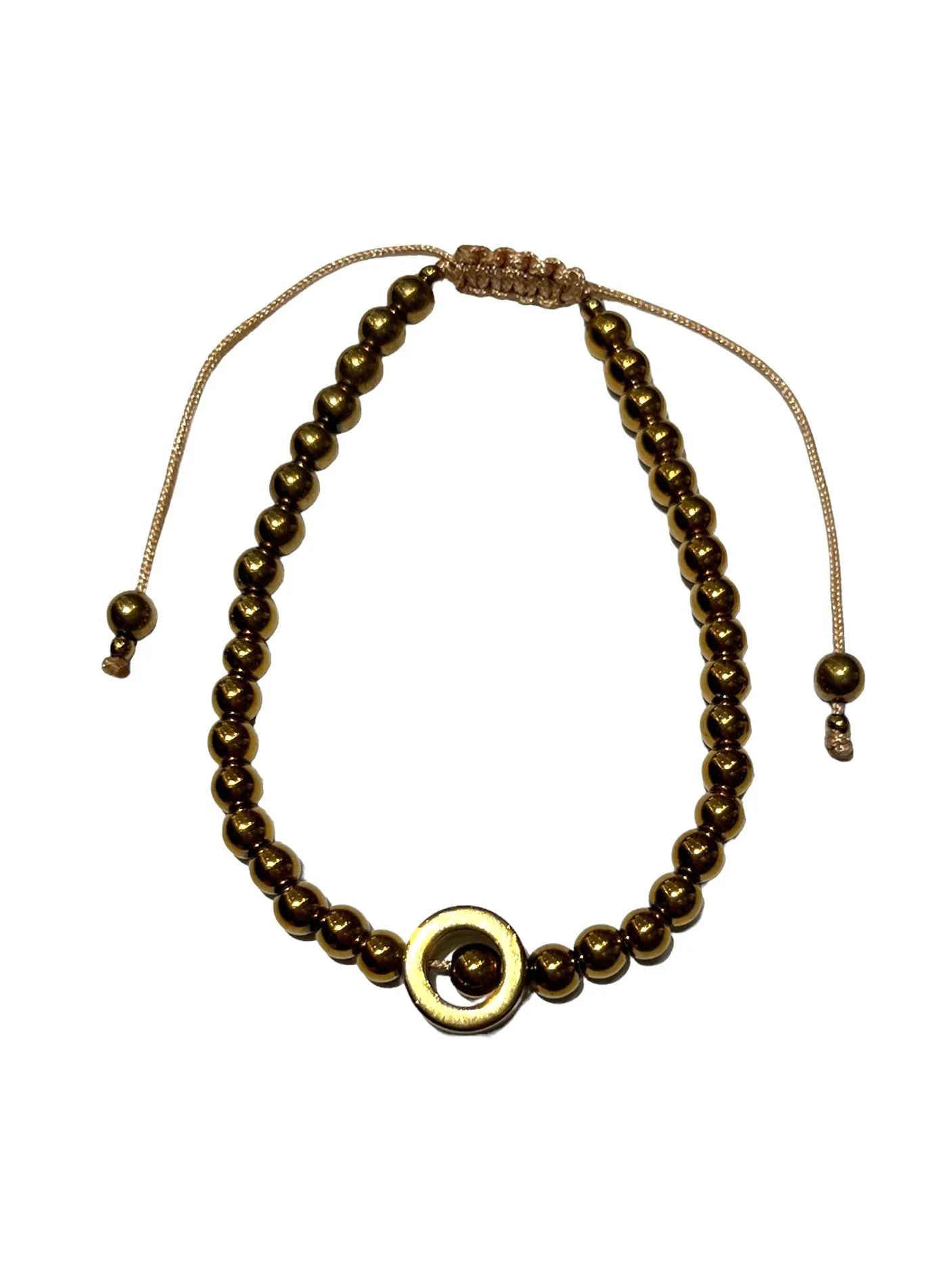 E-HC DESIGNS- Hematite Adjustable Bracelet