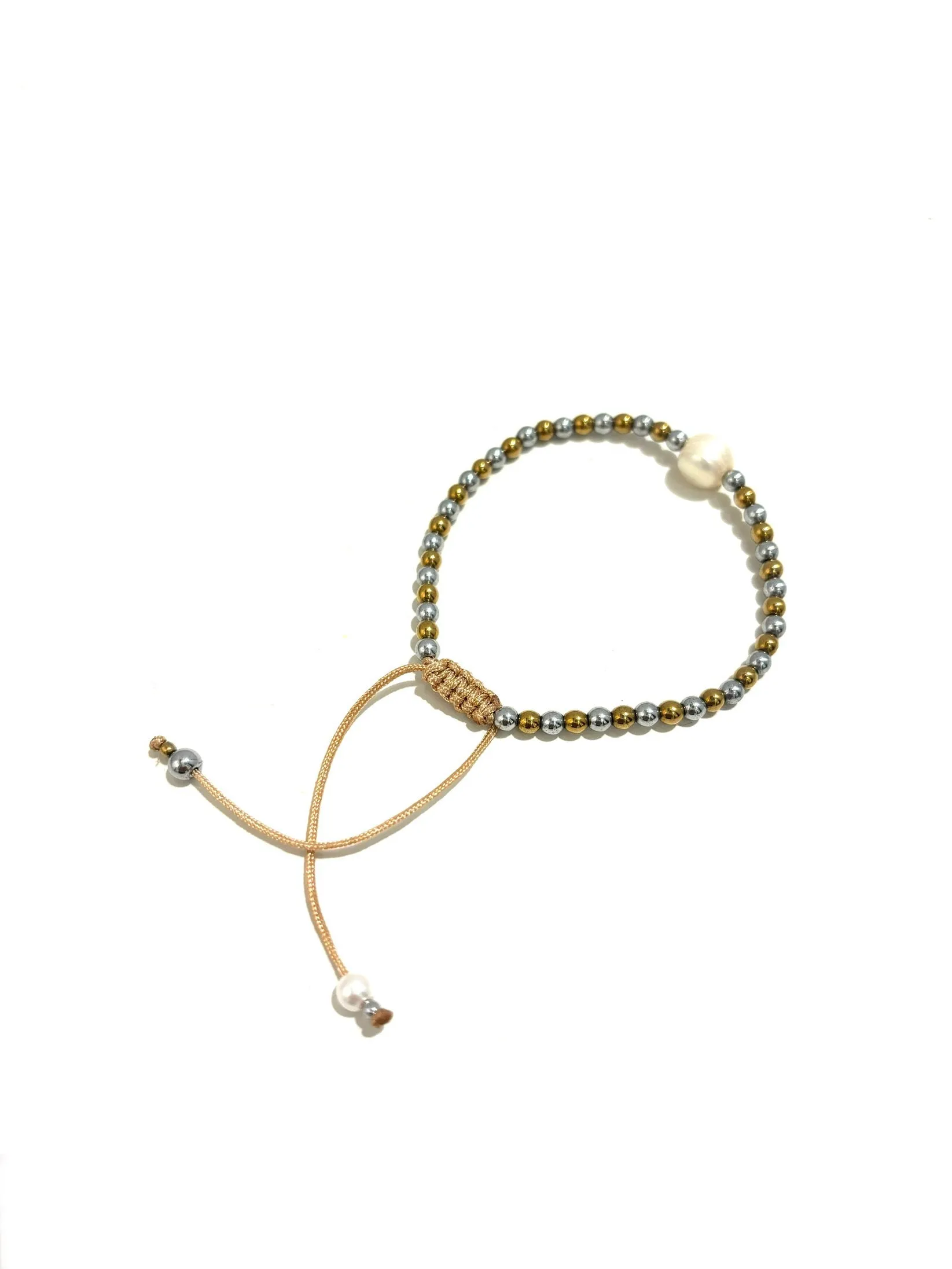 E-HC DESIGNS- Hematite Adjustable Bracelet