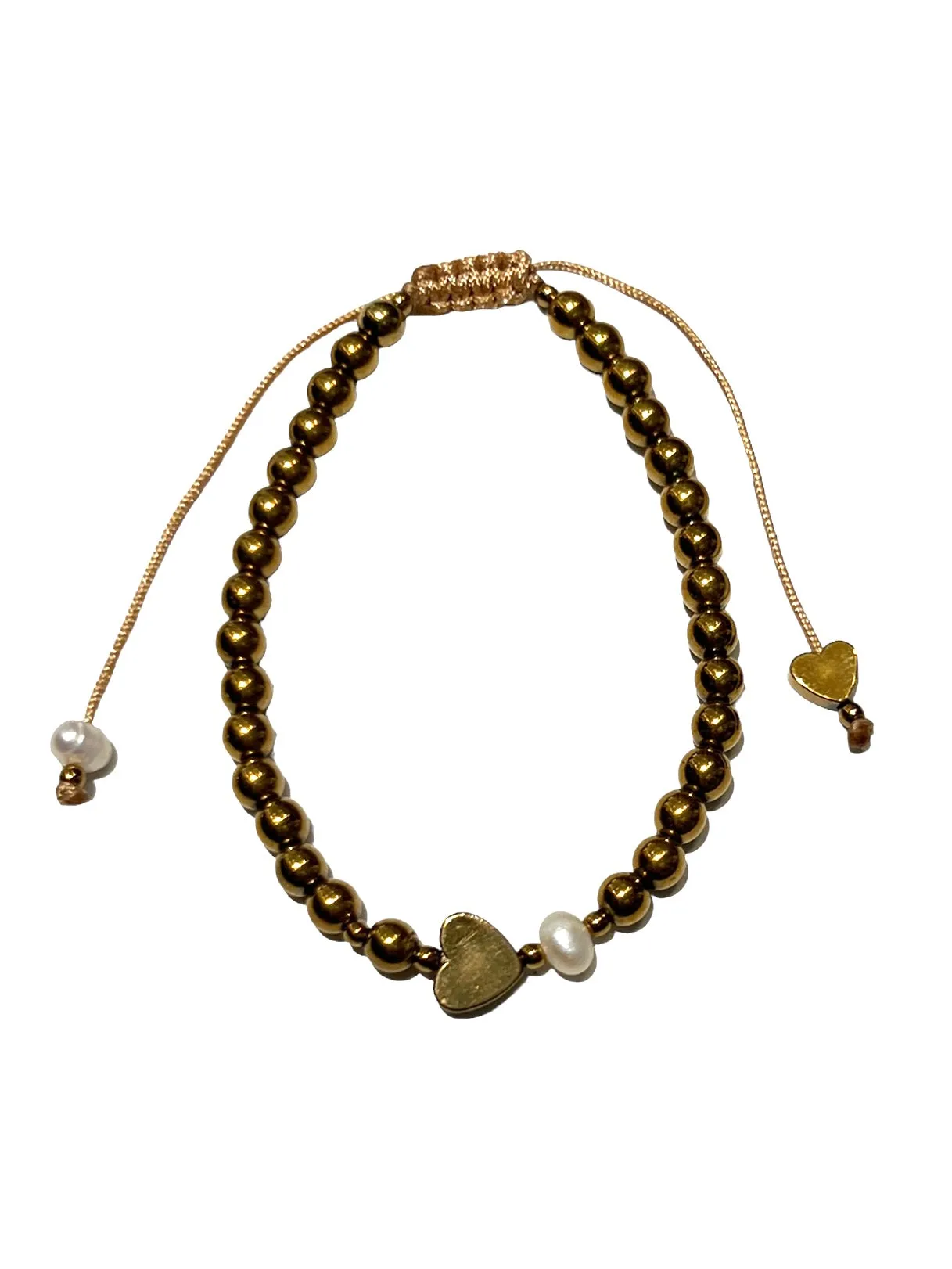 E-HC DESIGNS- Hematite Adjustable Bracelet