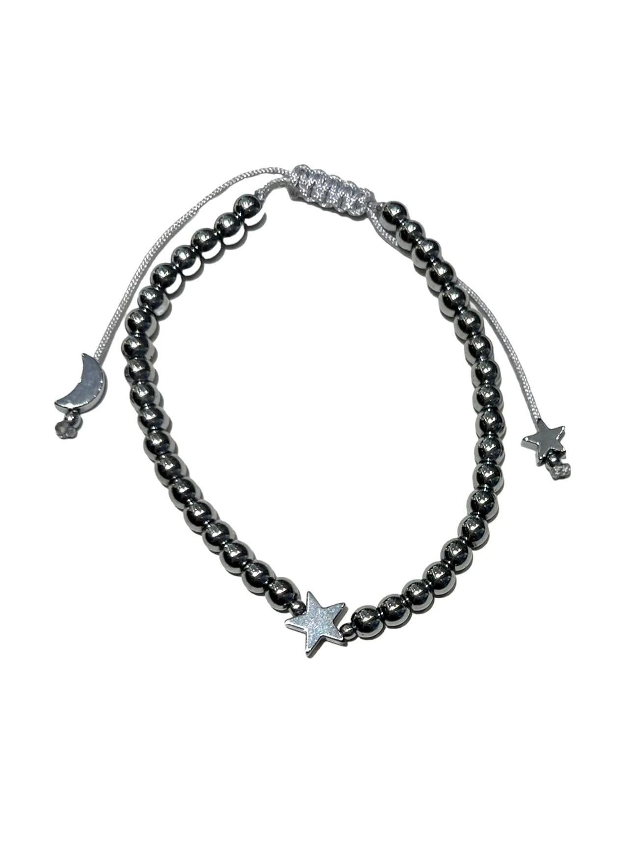 E-HC DESIGNS- Hematite Adjustable Bracelet