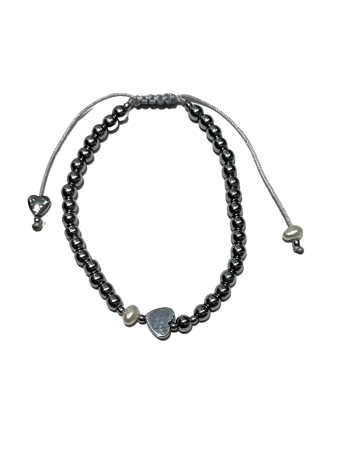 E-HC DESIGNS- Hematite Adjustable Bracelet