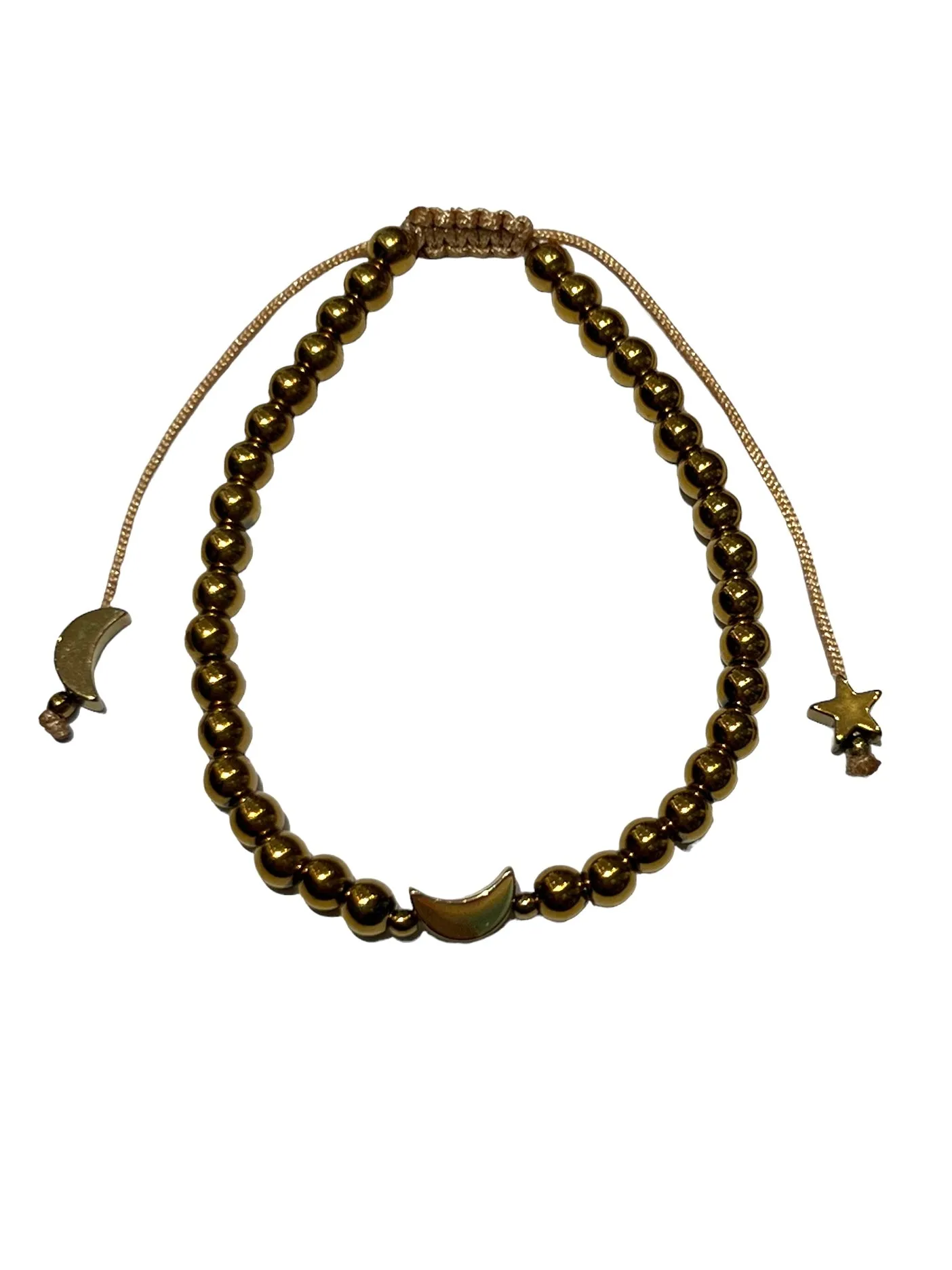 E-HC DESIGNS- Hematite Adjustable Bracelet