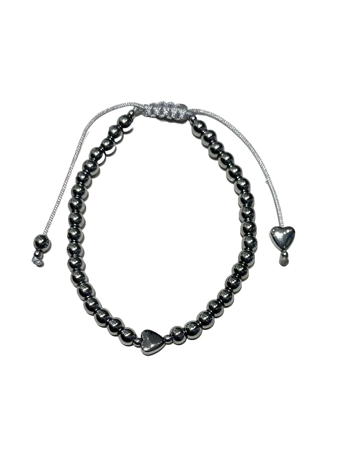 E-HC DESIGNS- Hematite Adjustable Bracelet