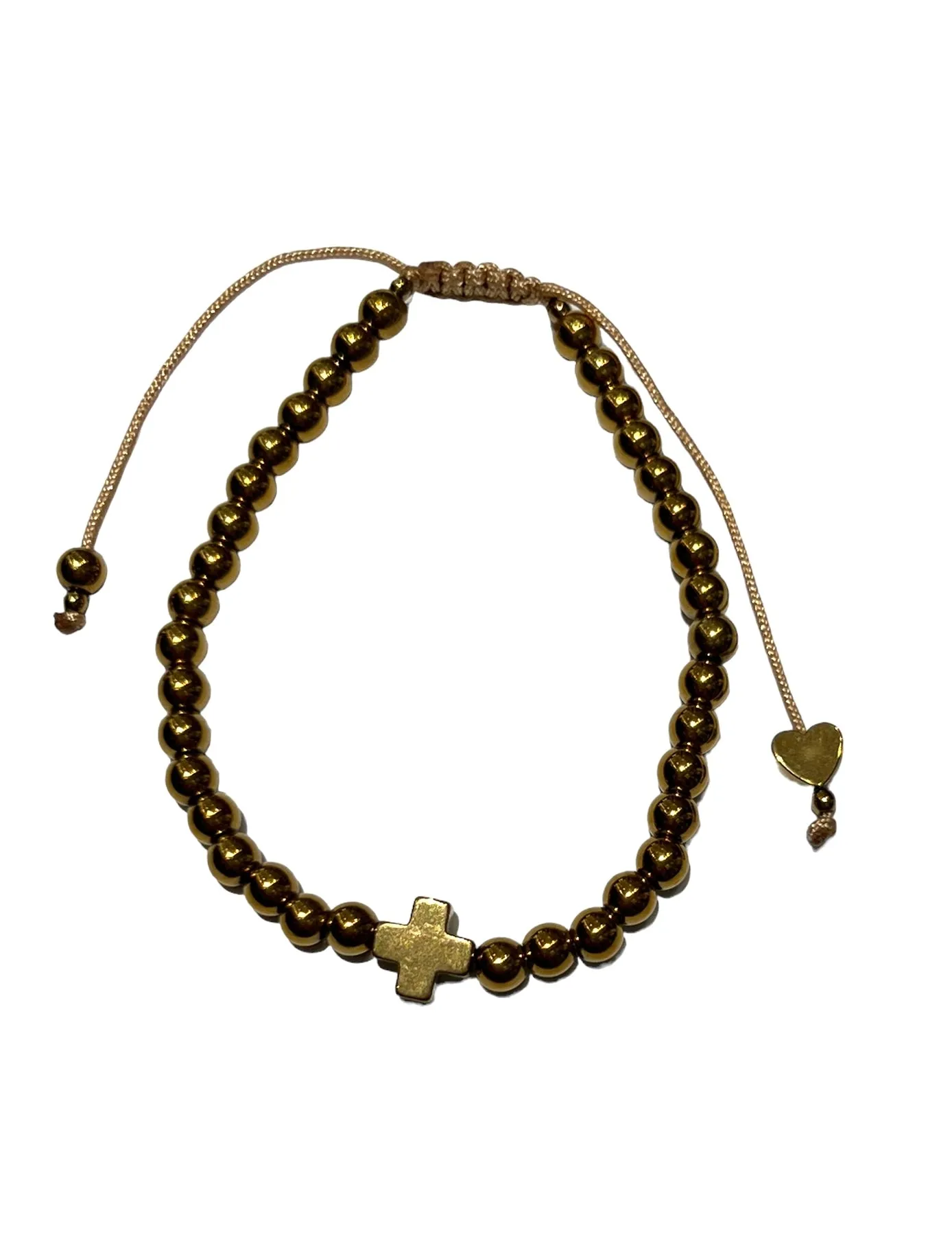 E-HC DESIGNS- Hematite Adjustable Bracelet