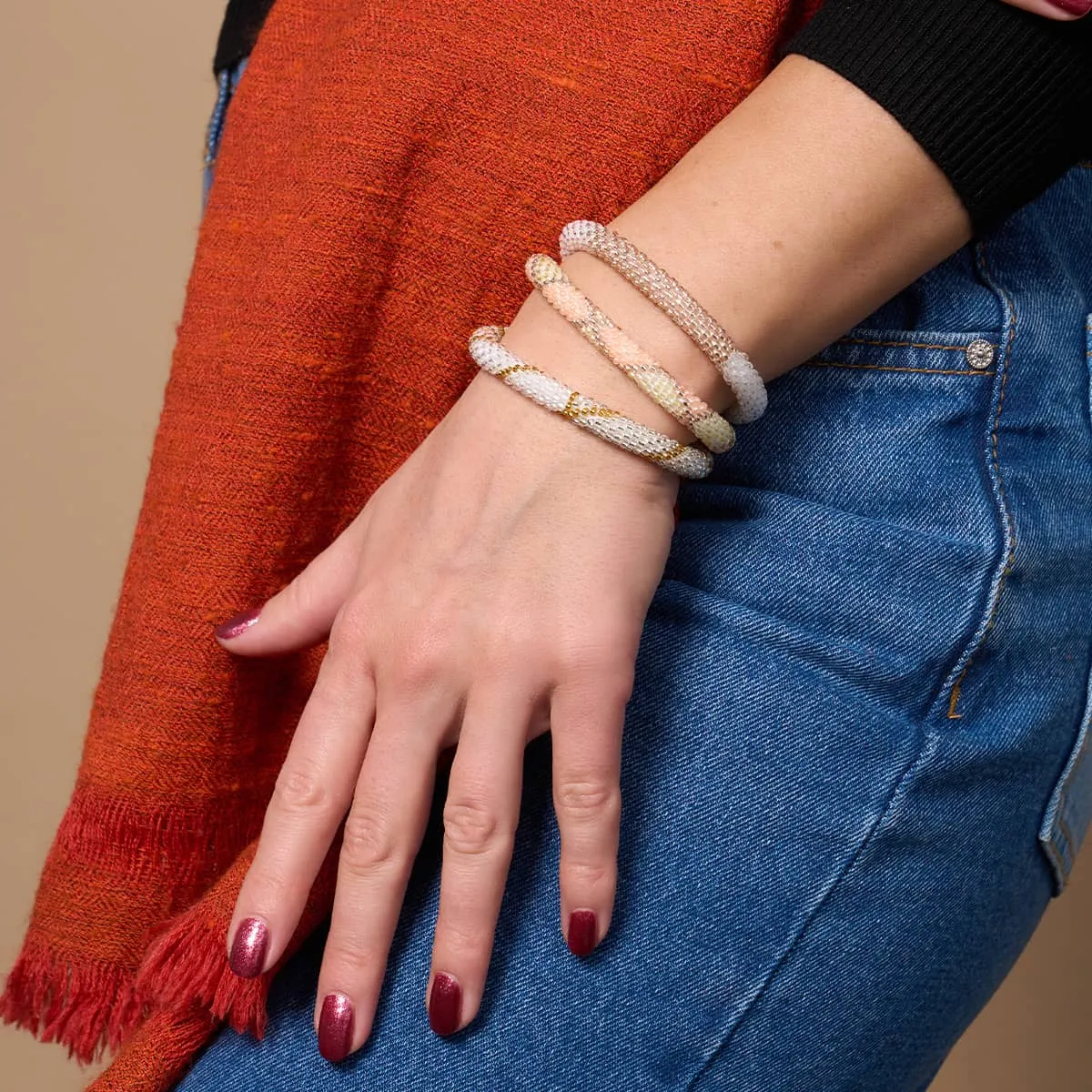 Egyptian Mummy | Himalayan Glass Bead Bracelet