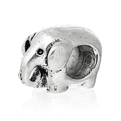 Elephant Bead Compatible for Most European Snake Chain Bracelet