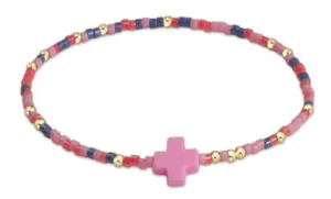enewton | egirl Hope Unwritten Signature Cross Bracelet {You're Gum-Believable}