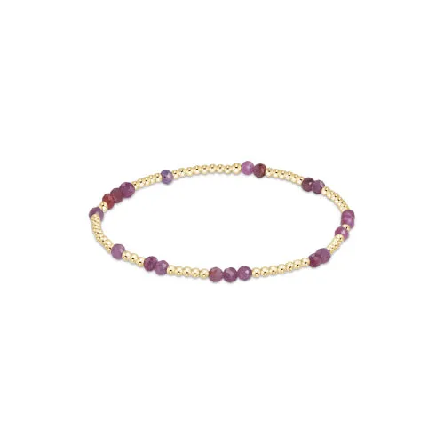 enewton - Hope Unwritten Ruby & Gold-Filled Bracelet (Standard 6.25")