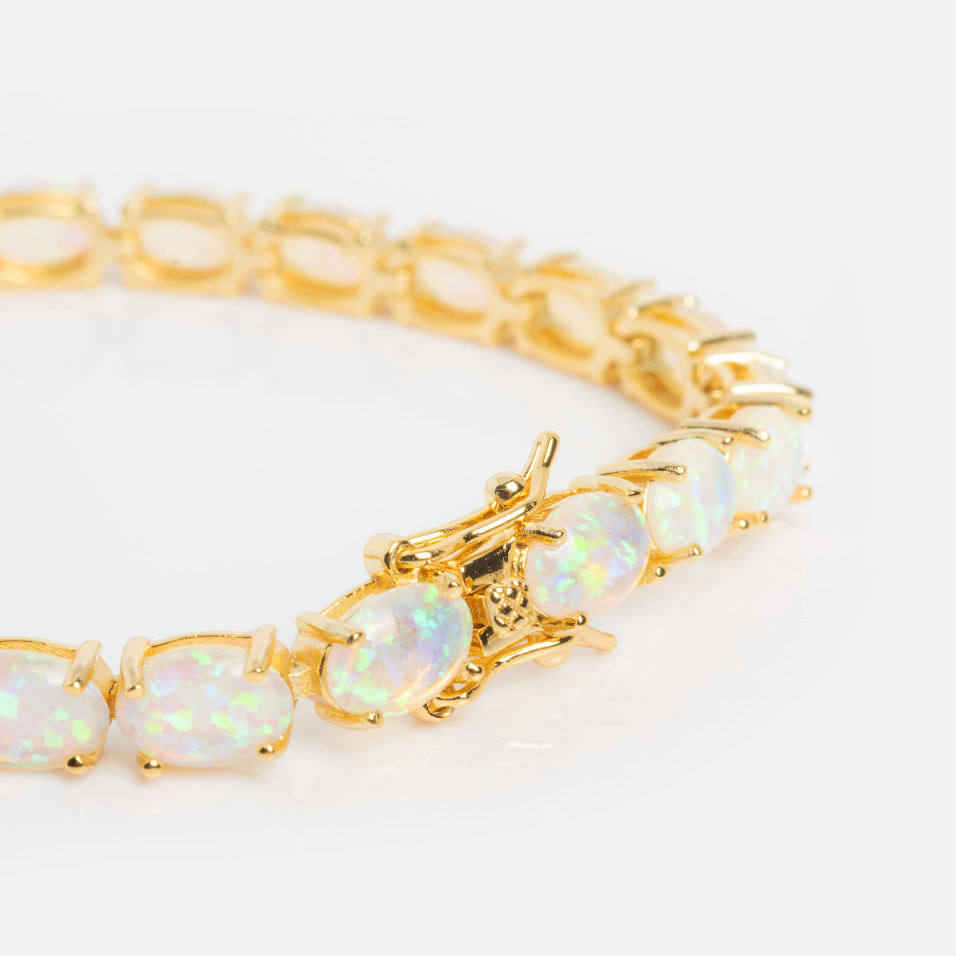 Eternal Blue Opal Tennis Bracelet