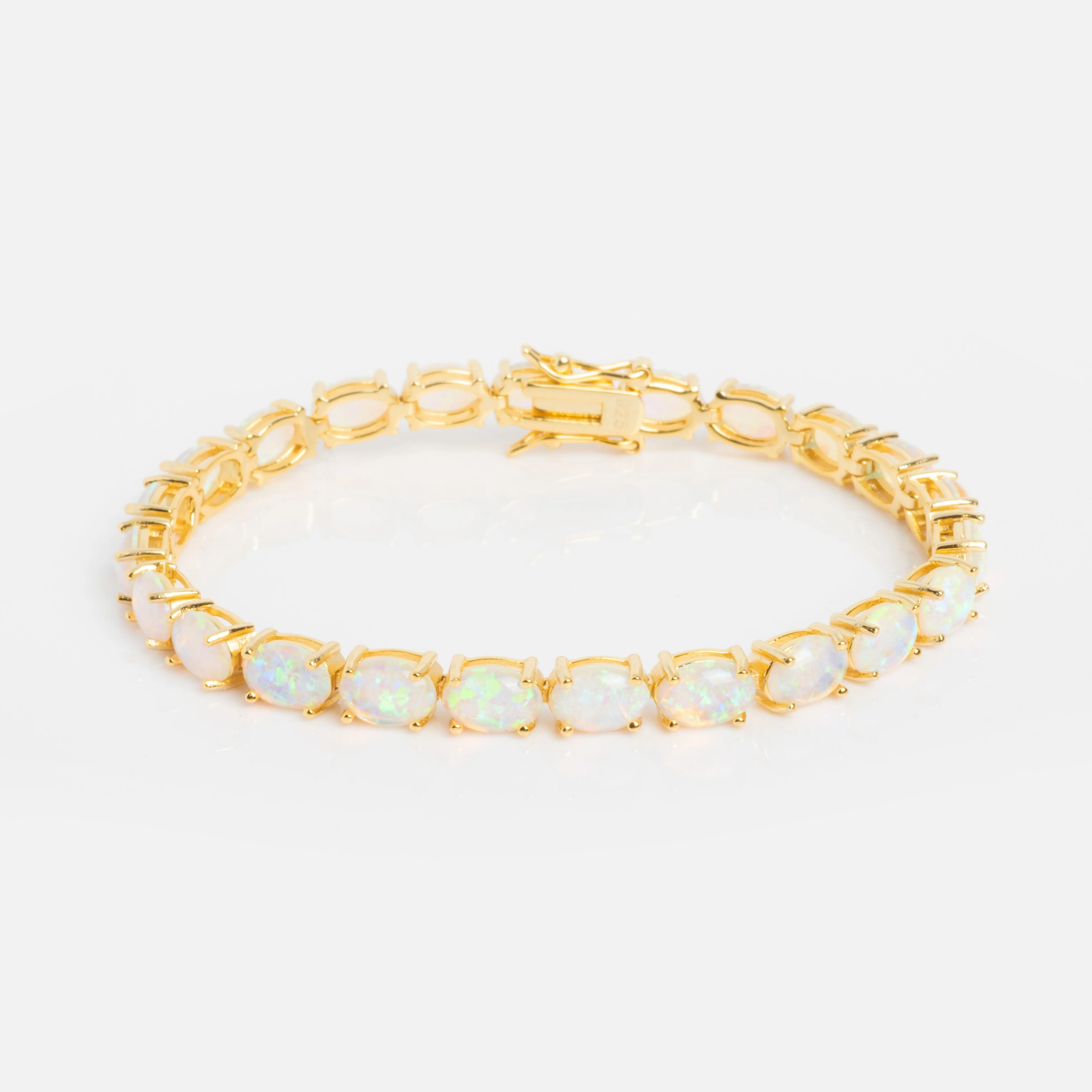 Eternal Blue Opal Tennis Bracelet