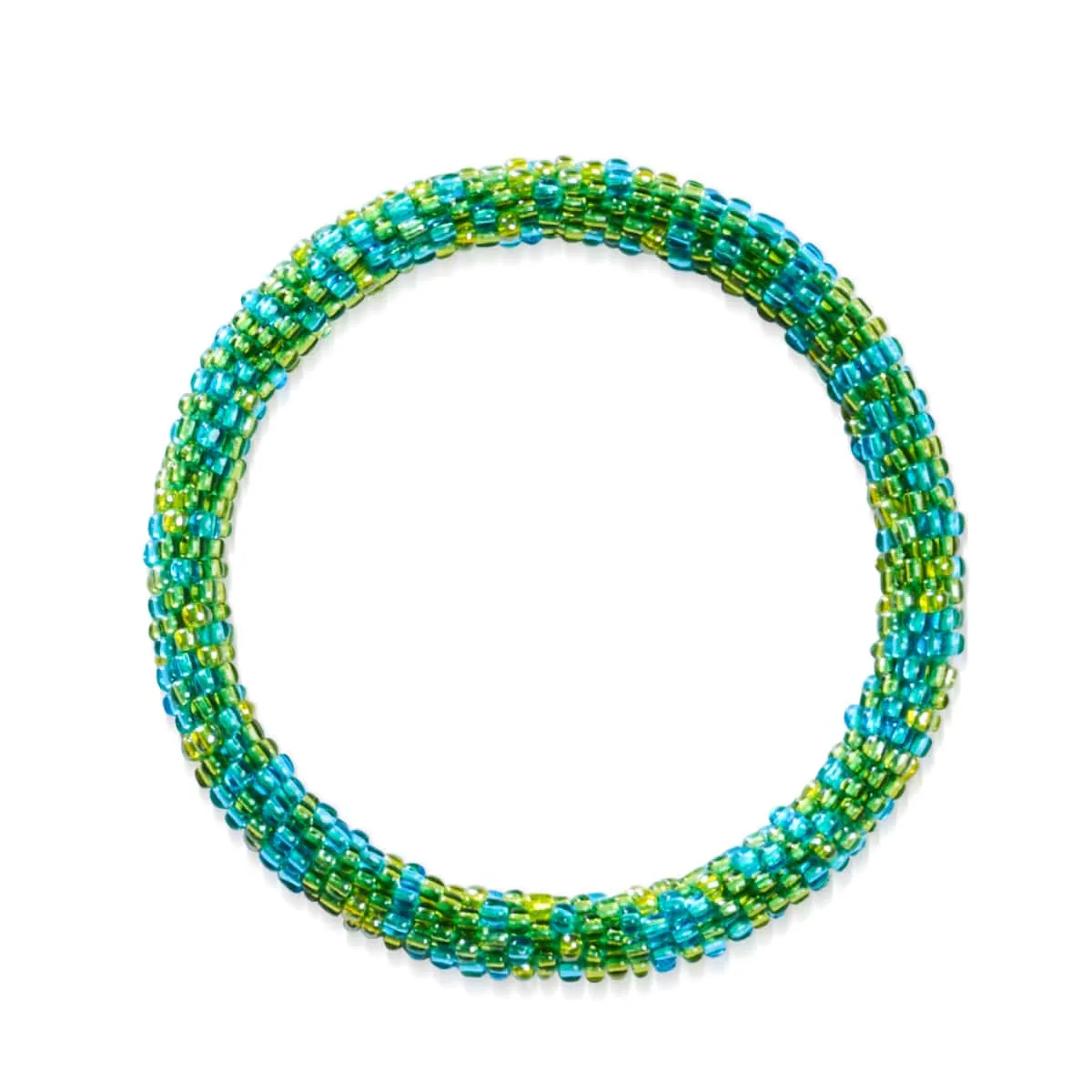 Evergreen Forest | Himalayan Glass Bead Bracelet