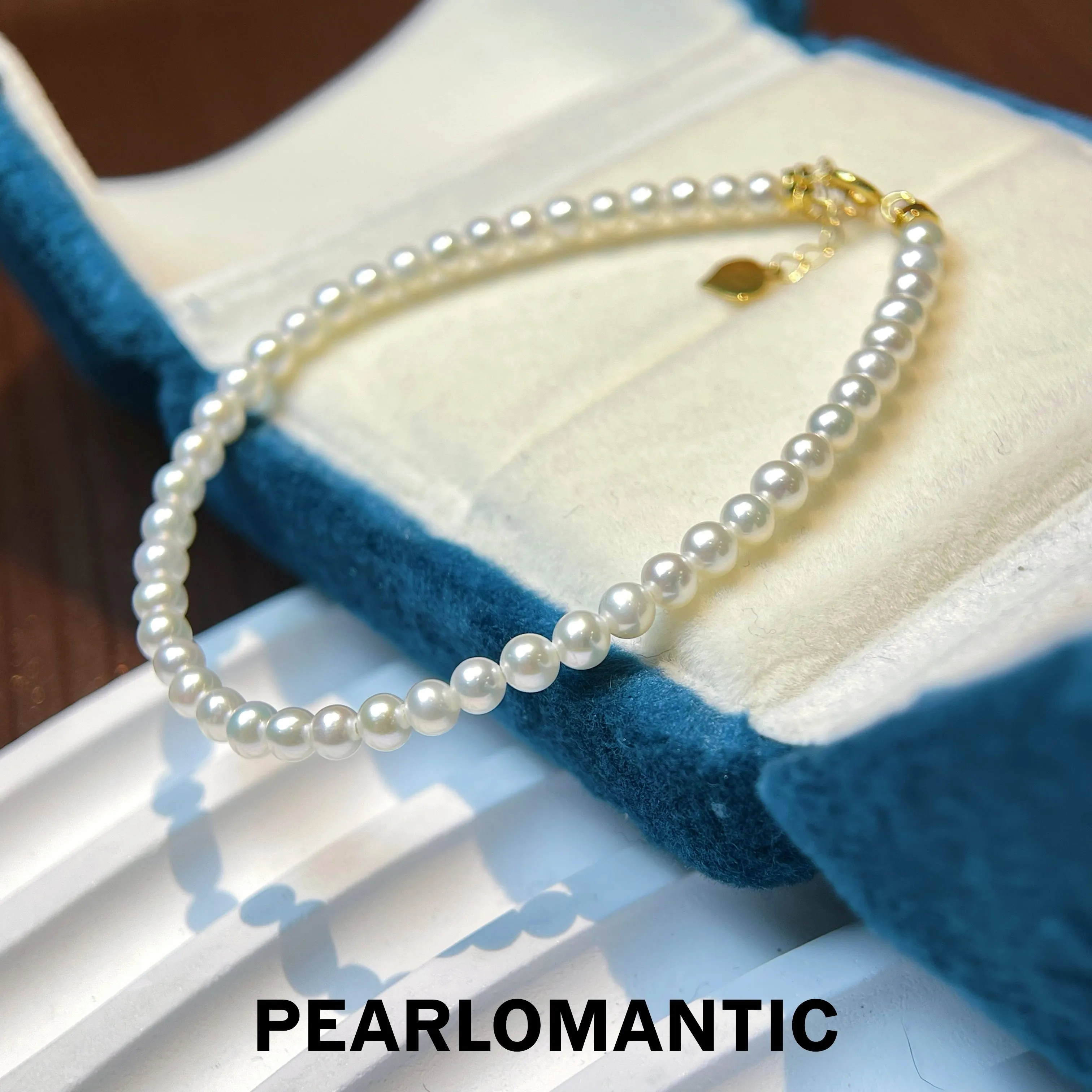 [Everyday Essentials] 18k Gold Freshwater Pearl Baby Bracelets w/ Adjustable Clasp