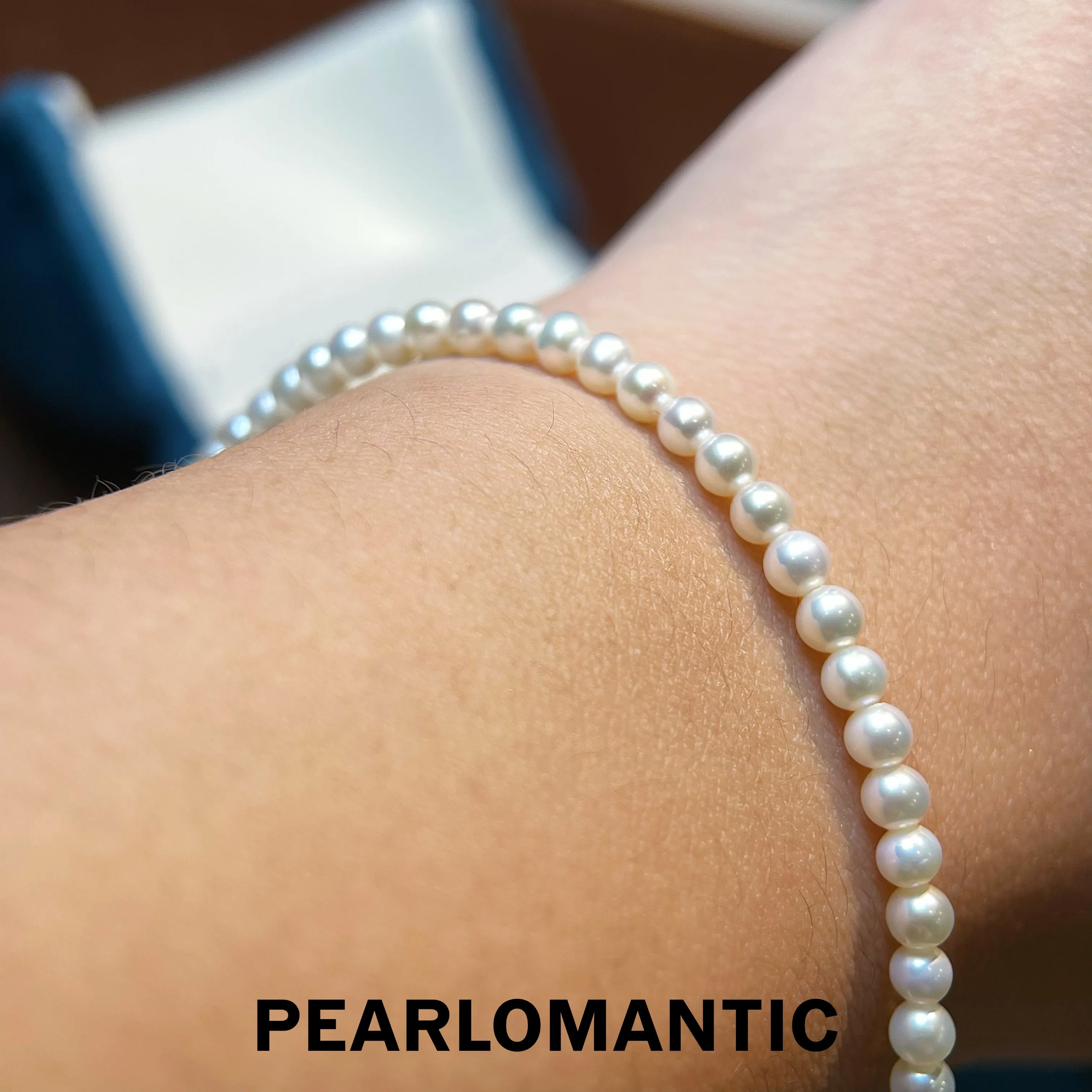 [Everyday Essentials] 18k Gold Freshwater Pearl Baby Bracelets w/ Adjustable Clasp