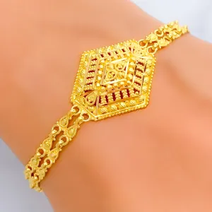 Fancy Stunning 22k Gold Bracelet