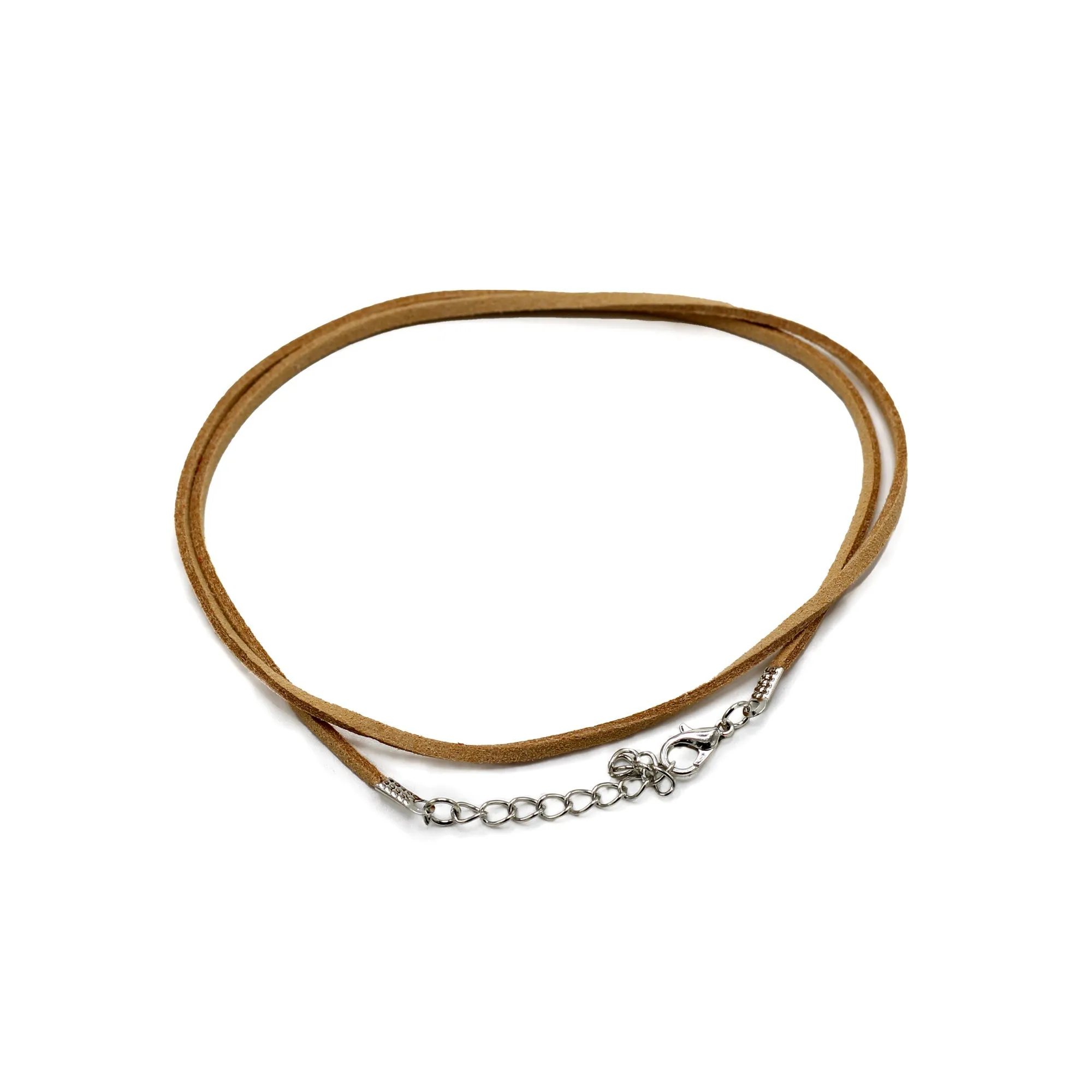 Faux EcoLeather Pendant Cord -  2.5mm x 55cm - Tan A120