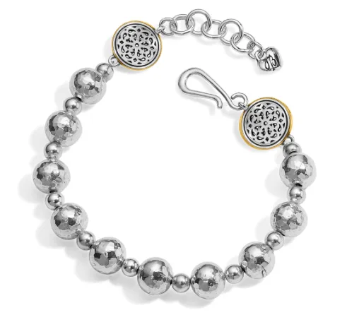 Ferrara Hammered Bead Bracelet JF6952