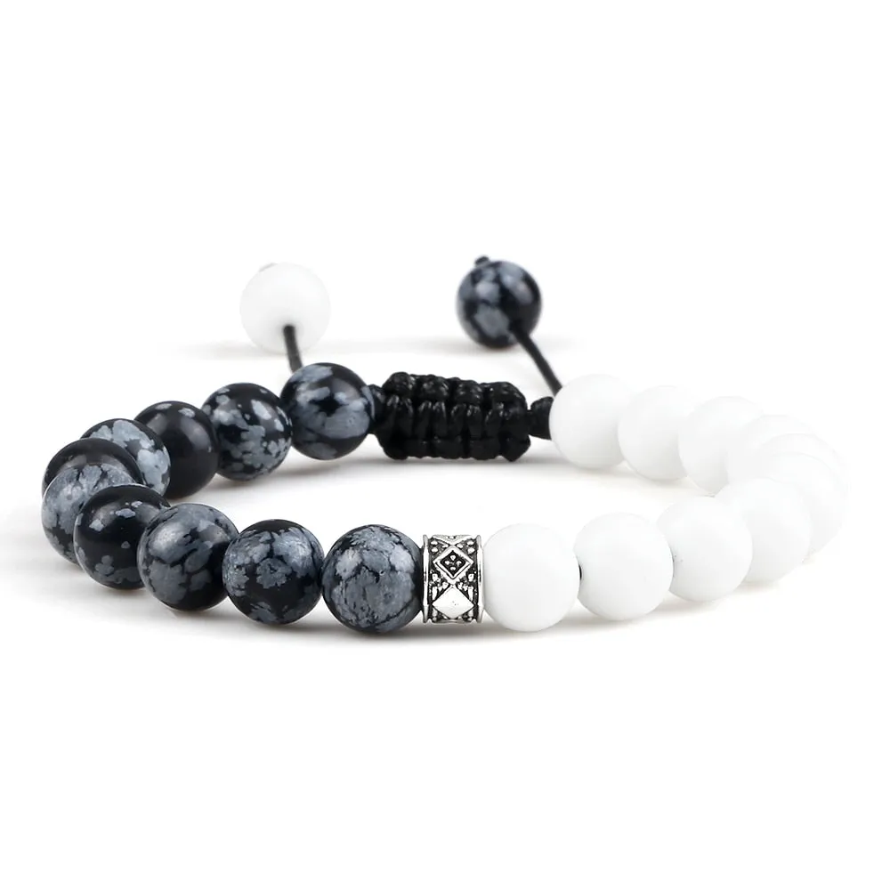 Fire Agates Onyx Beads Bracelet Bangles Healing Stone